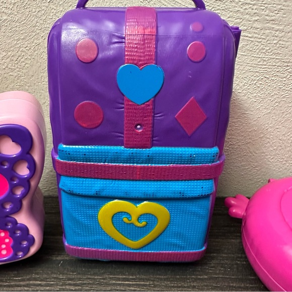 Polly Pocket Flamingo Backyard Butterfly Backpack Space Compact Dolls & Charms - Picture 14 of 16